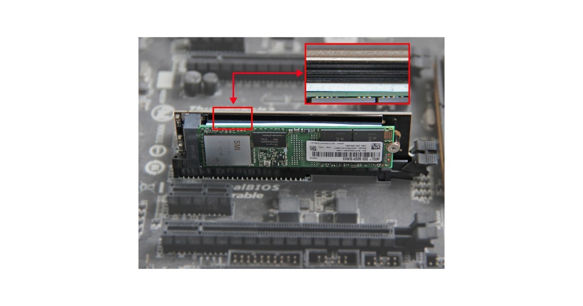DeLOCK Thermal Pad Set voor M.2 Module thermal pads Grijs, 2 stuks