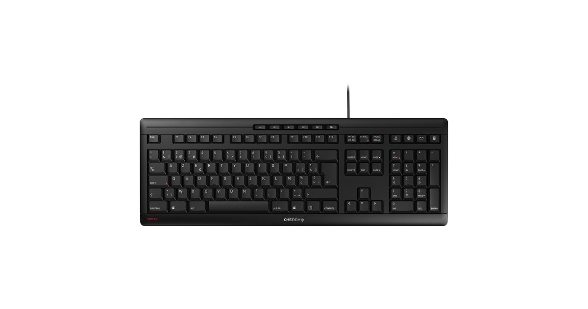 Draadloos toetsenbord - Logitech - Merk: Logitech K360, Indeling: QWERTY - Scissor-switches, Aansluiting: Draadloos USB, Extra: Compact, Voeding: 2x AA batterijen (incl