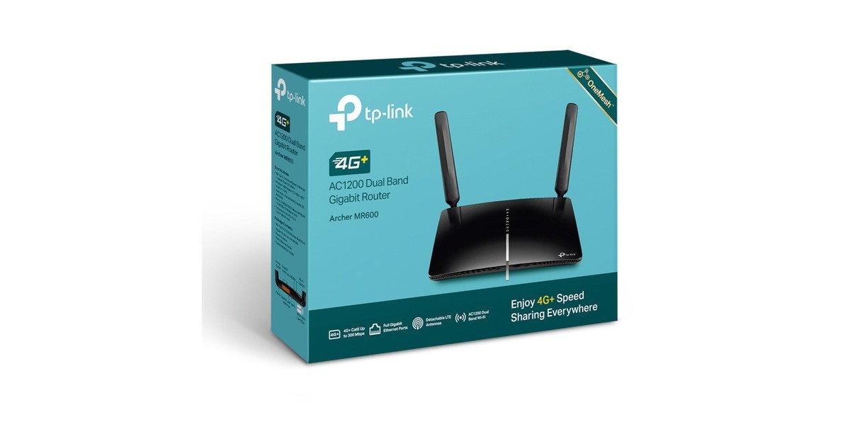 TP-Link 4G+ Cat6 AC1200 Draadloze Dual-band Gigabit Router Archer