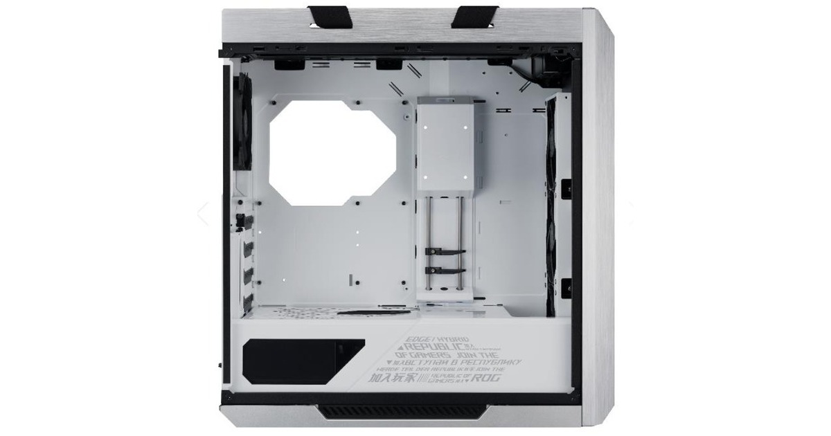 ASUS GX601 ROG Strix Helios midi tower behuizing Wit/zwart | 4x USB-A ...