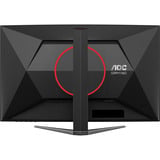 AOC C27G4Z2 27" curved gaming monitor Zwart/rood, HDMI, DisplayPort, 260 Hz OC