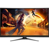AOC C27G4Z2 27" curved gaming monitor Zwart/rood, HDMI, DisplayPort, 260 Hz OC