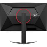 AOC C27G4Z2 27" curved gaming monitor Zwart/rood, HDMI, DisplayPort, 260 Hz OC