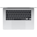 Apple MacBook Air 15" 2025 (MW1H3FN/A) laptop Zilver | M4 | 10-Core GPU | 16 GB | 512 GB SSD