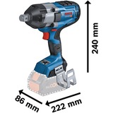 Bosch GDS 18V-1050 HC solo        verpakking slagmoersleutel Blauw/zwart