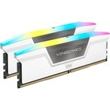 Corsair 32 GB DDR5-6000 Kit werkgeheugen Wit, CMH32GX5M2D6000C36W, Vengeance RGB, XMP 3.0