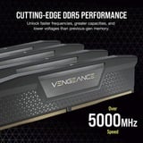 Corsair 96 GB DDR5-5600 (4x 24 GB) Quad-Kit werkgeheugen Zwart, CMK96GX5M4B5600C40, Vengeance, XMP 3.0