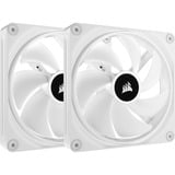 Corsair iCUE LINK QX140 RGB 140mm PWM Fans Starter Kit - Wit case fan Wit, 4-pins PWM fan-connector, Incl. controller