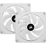 Corsair iCUE LINK QX140 RGB Starterskit case fans Wit, 2 stuks, 140 x 140 x 25 mm, PWM, Incl. controller