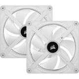 Corsair iCUE LINK QX140 RGB Starterskit case fans Wit, 2 stuks, 140 x 140 x 25 mm, PWM, Incl. controller