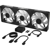 Corsair iCUE LINK RX360 II Unified Frame RGB case fans Zwart, 3 stuks, 360 x 129 x 26 mm
