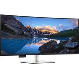 Dell UltraSharp U4025QW 39.7" 4K UHD Curved UltraWide monitor Zilver, 120Hz, 4K, DisplayPort, HDMI, Thunderbolt 4, USB Type-C, Audio