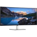 Dell UltraSharp U4025QW 39.7" 4K Ultra HD Curved UltraWide monitor Zilver, 1x DisplayPort, 1x HDMI, 3x USB-C, 5x USB-A, 2x Thunderbolt, 1x RJ-45, 120 Hz