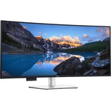 Dell UltraSharp U4025QW 39.7" 4K Ultra HD Curved UltraWide monitor Zilver, 1x DisplayPort, 1x HDMI, 3x USB-C, 5x USB-A, 2x Thunderbolt, 1x RJ-45, 120 Hz