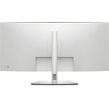 Dell UltraSharp U4025QW 39.7" 4K Ultra HD Curved UltraWide monitor Zilver, 1x DisplayPort, 1x HDMI, 3x USB-C, 5x USB-A, 2x Thunderbolt, 1x RJ-45, 120 Hz