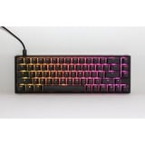 Ducky One 3 Classic SF, toetsenbord Zwart/wit, US lay-out, Cherry MX Silent Red, RGB led, Double-shot PBT, Hot-swappable, QUACK Mechanics, 65%