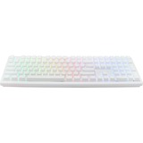 Ducky Zero 6108, gaming toetsenbord Wit, BE Lay-out, Cherry MX2A Blue, RGB leds, ABS, Hot-swappable