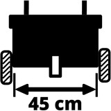 Einhell Strooiwagen GC-SR 12 strooiapparaat Rood/zwart