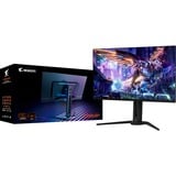 GIGABYTE AORUS FO32U2P 31.5" 4K UHD gaming monitor Zwart, 2x HDMI, DisplayPort, Mini-DisplayPort, 2x USB-A, USB-B, USB-C, 240 Hz