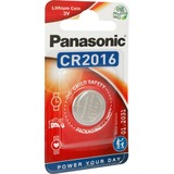 Panasonic Pana Lithium Knopfzelle CR-2016EL/1B 1er batterij