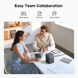 UGREEN NASync DH4300 Plus Grijs, 1x 2,5GbE, HDMI, USB-C