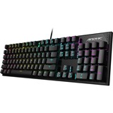 AORUS K1, gaming toetsenbord Zwart, US lay-out, Cherry MX Red, RGB leds