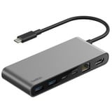 8-poorts USB-C-hub met 2,5 Gb Ethernet-poort usb-hub