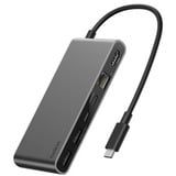 Belkin 8-poorts USB-C-hub met 2,5 Gb Ethernet-poort usb-hub Grijs