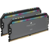 Corsair 64 GB DDR5-5600 Kit werkgeheugen Grijs/zwart, CMT64GX5M2B5600Z40K, Dominator Platinum RGB, XMP 3.0, EXPO