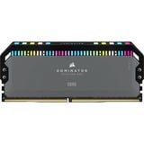 Corsair 64 GB DDR5-5600 Kit werkgeheugen Grijs/zwart, CMT64GX5M2B5600Z40K, Dominator Platinum RGB, XMP 3.0, EXPO