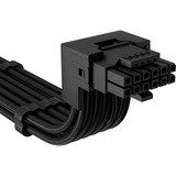 Corsair PSU 90° 12V-2x6 Style B kabel Zwart, 65 cm