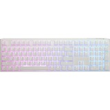 Ducky One 3 Classic White, gaming toetsenbord Wit/zilver, BE Lay-out, Cherry MX RGB Blue, RGB leds, ABS