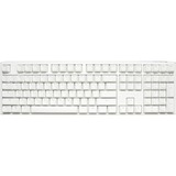 Ducky One 3 Classic White, gaming toetsenbord Wit/zilver, BE Lay-out, Cherry MX RGB Blue, RGB leds, ABS