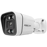 Foscam V8EP-W, 8MP UHD PoE IP beveiligingscamera met persoons- en voertuigdetectie Wit, PoE