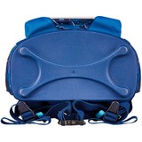 Herlitz FiloLight Plus Deep Sea set schooltas Donkerblauw/neonblauw, inclusief sporttas, 2 buttons en 2 etuis