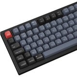 Keychron V6 Max-D3Z QMK RGB mechanisch toetsenbord Zwart, BE lay-out (AZERTY), Gateron Jupiter Brown, 100%, Hot-swappable, Bluetooth, 2.4GHz