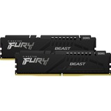Kingston FURY Beast 16 GB DDR5-5600 (2x 8 GB) werkgeheugen Zwart, KF556C40BBK2-16, XMP 3.0