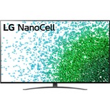 LG 65NANO816PA NanoCell TV Zilver, 3x HDMI, 2x USB, Optisch, CI+, Bluetooth, LAN, WLAN, HDR, Dolby Vision