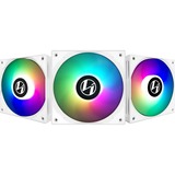 Lian Li ST120 Triple-pack case fan Wit, RGB leds, 4-pins PWM fan-connector