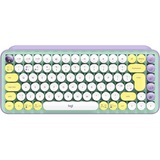 Logitech POP Keys - DAYDREAM, toetsenbord Lichtgroen/lichtgeel, FR lay-out, GX Brown, Bluetooth