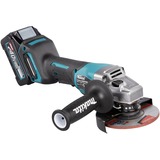 Makita Makita Akku-Winkelschleif.GA005GM201 40V haakse slijper blauw/zwart, 2 x 4,0 Ah accu en snellader inbegrepen