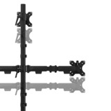 Neomounts DS60-600BL2-1 Monitorarm voor drie schermen 10-32" Zwart