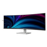 Philips 49B2U5900C 48.8" Curved UltraWide monitor Zwart/zilver, 1x DisplayPort, 2x HDMI, 1x USB-C, 2x USB-A, 1x RJ-45