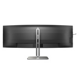 Philips 49B2U5900C 48.8" Curved UltraWide monitor Zwart/zilver, 1x DisplayPort, 2x HDMI, 1x USB-C, 2x USB-A, 1x RJ-45