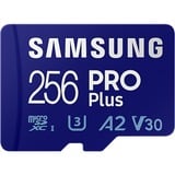 SAMSUNG PRO Plus 256 GB SDXC (2023)  geheugenkaart UHS-I U3, Class 10, V30, A2