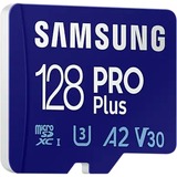 SAMSUNG PRO Plus microSDXC (2021) 128 GB geheugenkaart blauw, UHS-I U3, Class 10, V30, A2