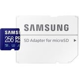 Samsung PRO Plus 256 GB microSDXC (2023)  geheugenkaart UHS-I U3, Class 10, V30, A2