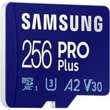 Samsung PRO Plus 256 GB microSDXC (2023)  geheugenkaart UHS-I U3, Class 10, V30, A2