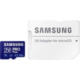 Samsung PRO Plus 256 GB microSDXC geheugenkaart UHS-I U3, Class 10, V30, A2