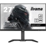 iiyama G-Master Black Hawk GB2745QSU-B1 27" gaming monitor Zwart, 100Hz, HDMI, DisplayPort, USB, Audio	